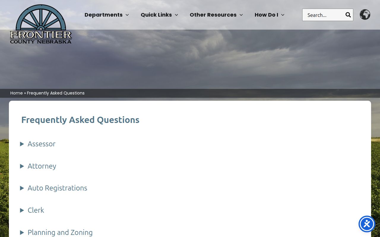 Eustis criminal record access and prosecution information from Frontier County