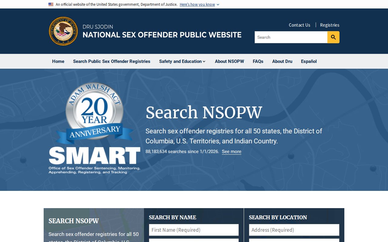 Frontier County sex offender lookup through the national registry